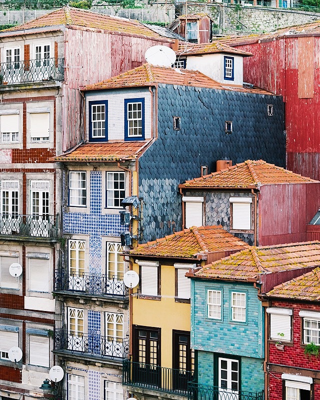 Porto façades colorées