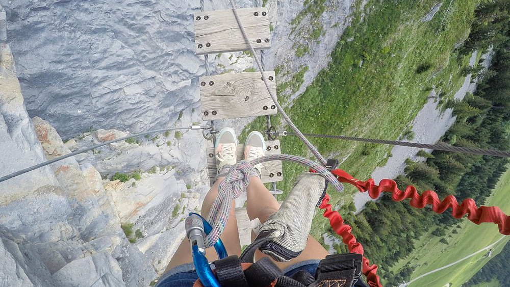 via ferrata la clusaz