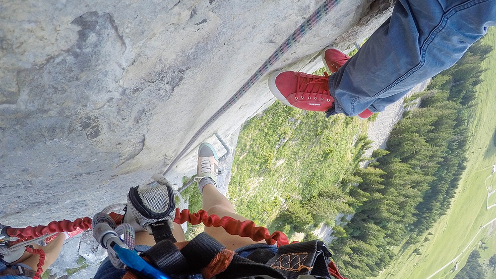 via ferrata la clusaz