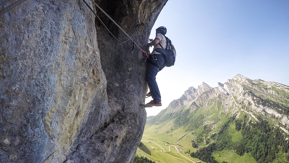 via ferrata la clusaz