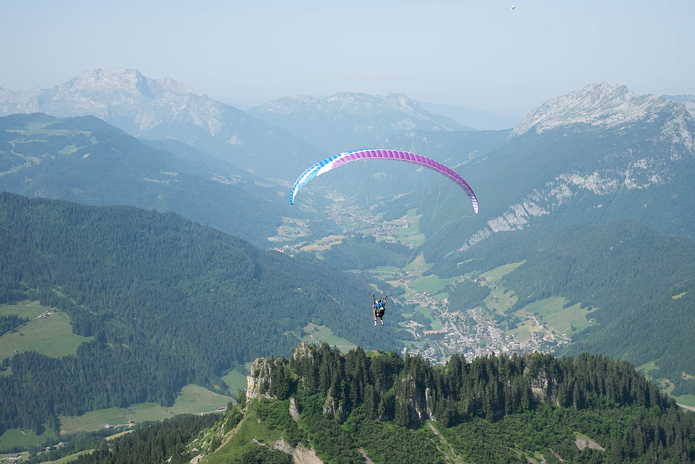 parapente grand bornand