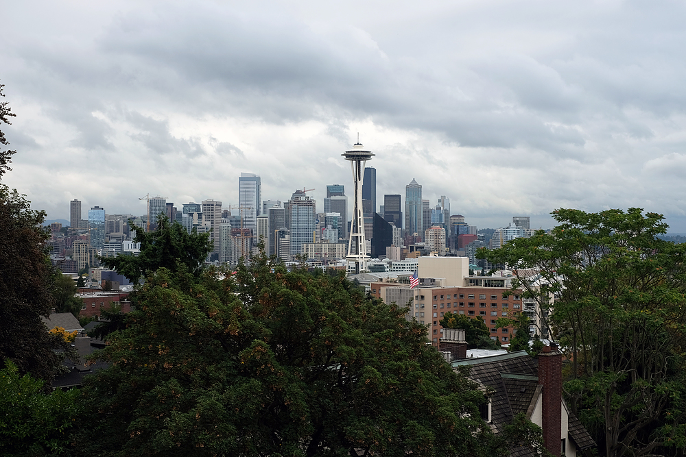 vue depuis le kerry park seattle