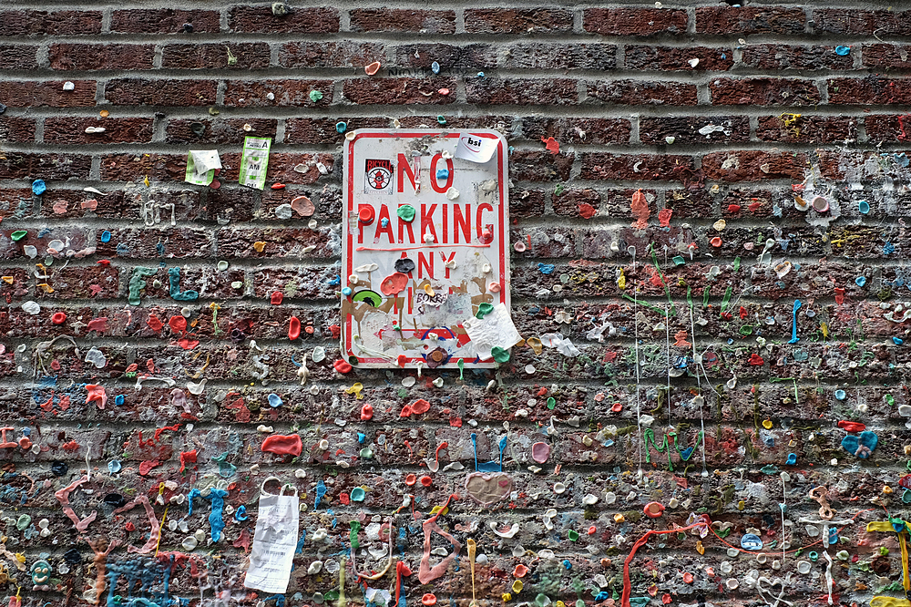 mur de chewing-gum seattle