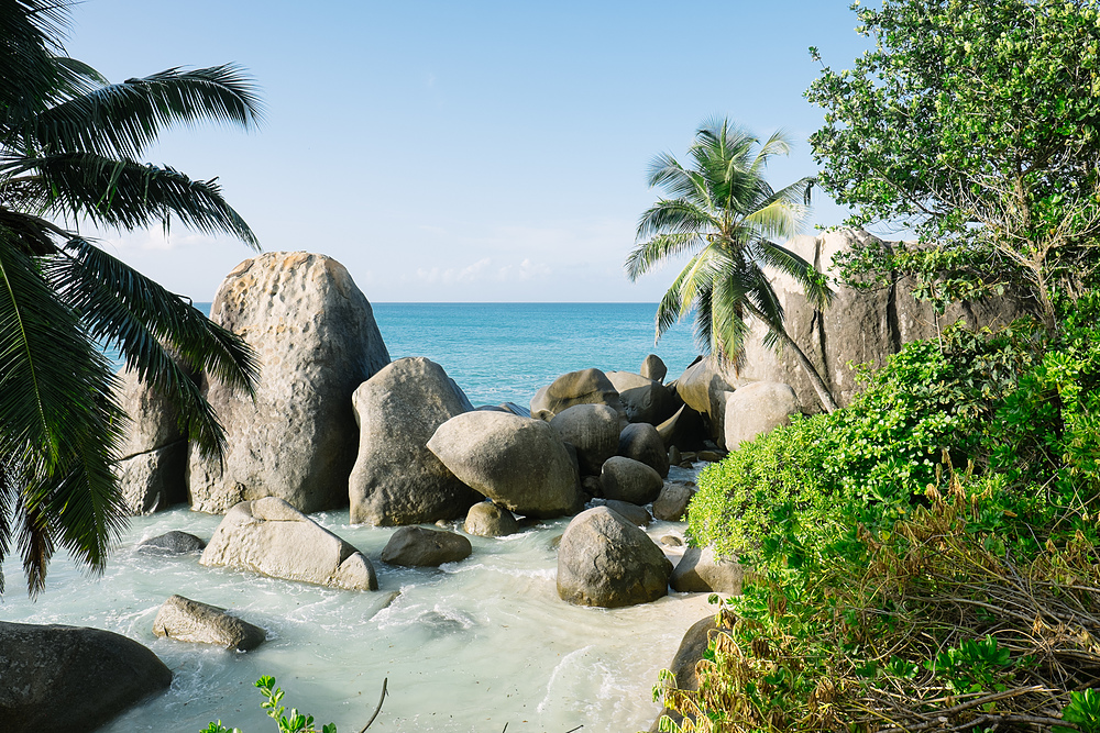 plage de granit aux seychelles