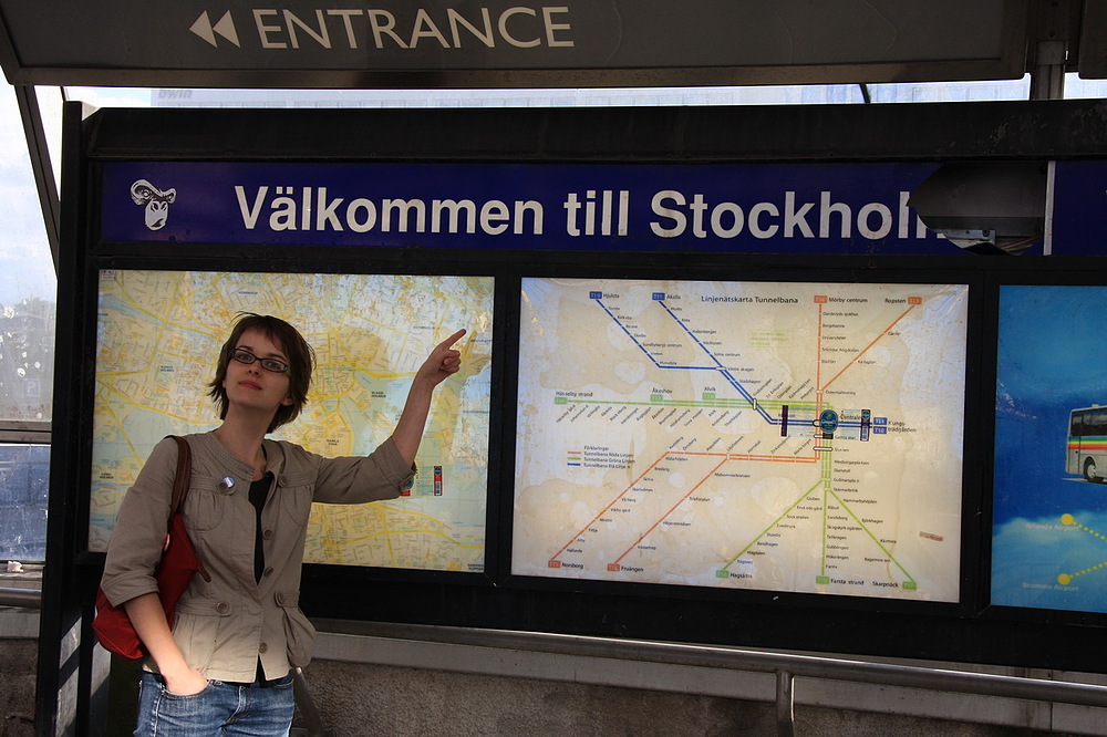 arrivée stockholm