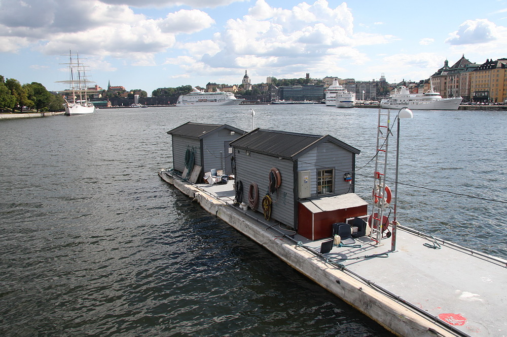 stockholm maison flottante