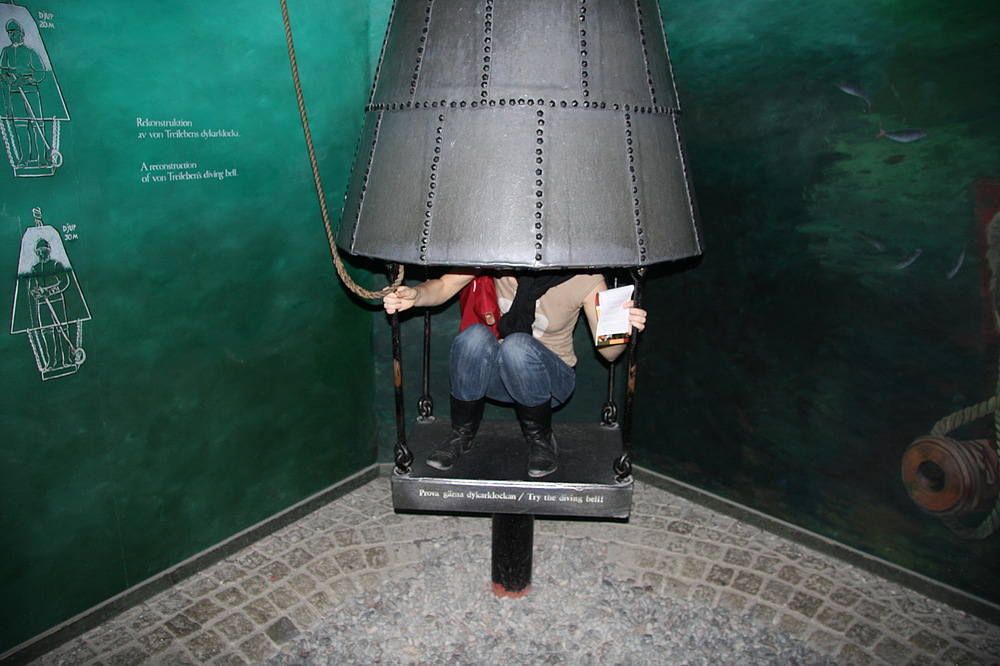 cloche de plongée musée vasa stockholm