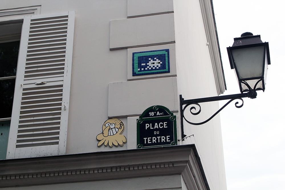 Space invader à Montmartre