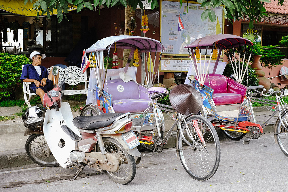 cyclo-pousses chiang rai