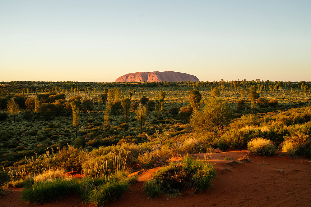 lever de soleil à uluru