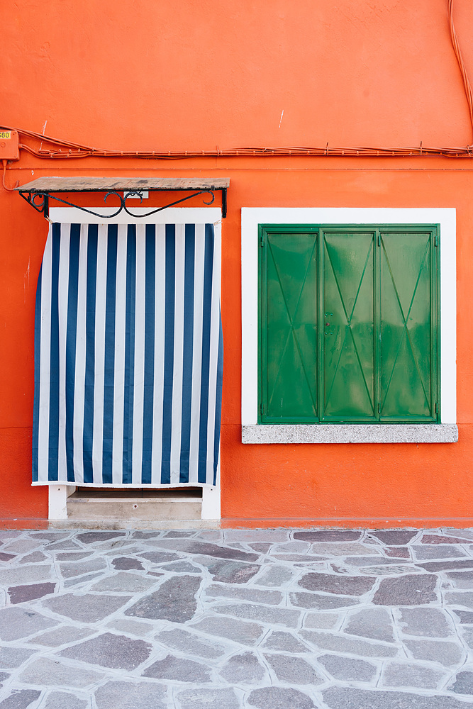 Burano maison orange