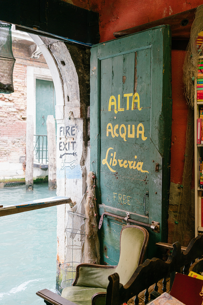 Librairie acqua alta venise