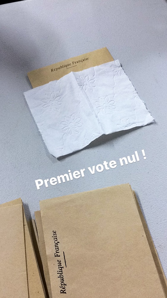 Vote nul papier toilette