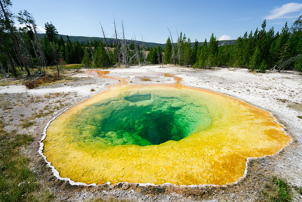 yellowstone bassin arc en ciel