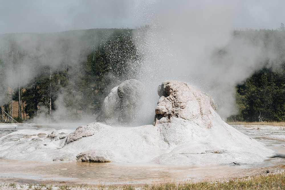 geyser à yellowstone