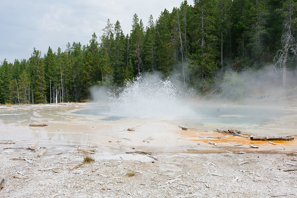 Solitary Geyser Yellowstone