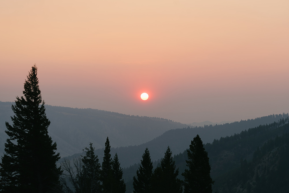 lever de soleil yellowstone